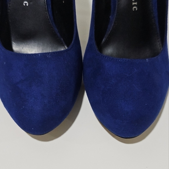 ROCK & REPUBLIC heels Royal Blue Size 9 1/2 - Picture 7 of 10